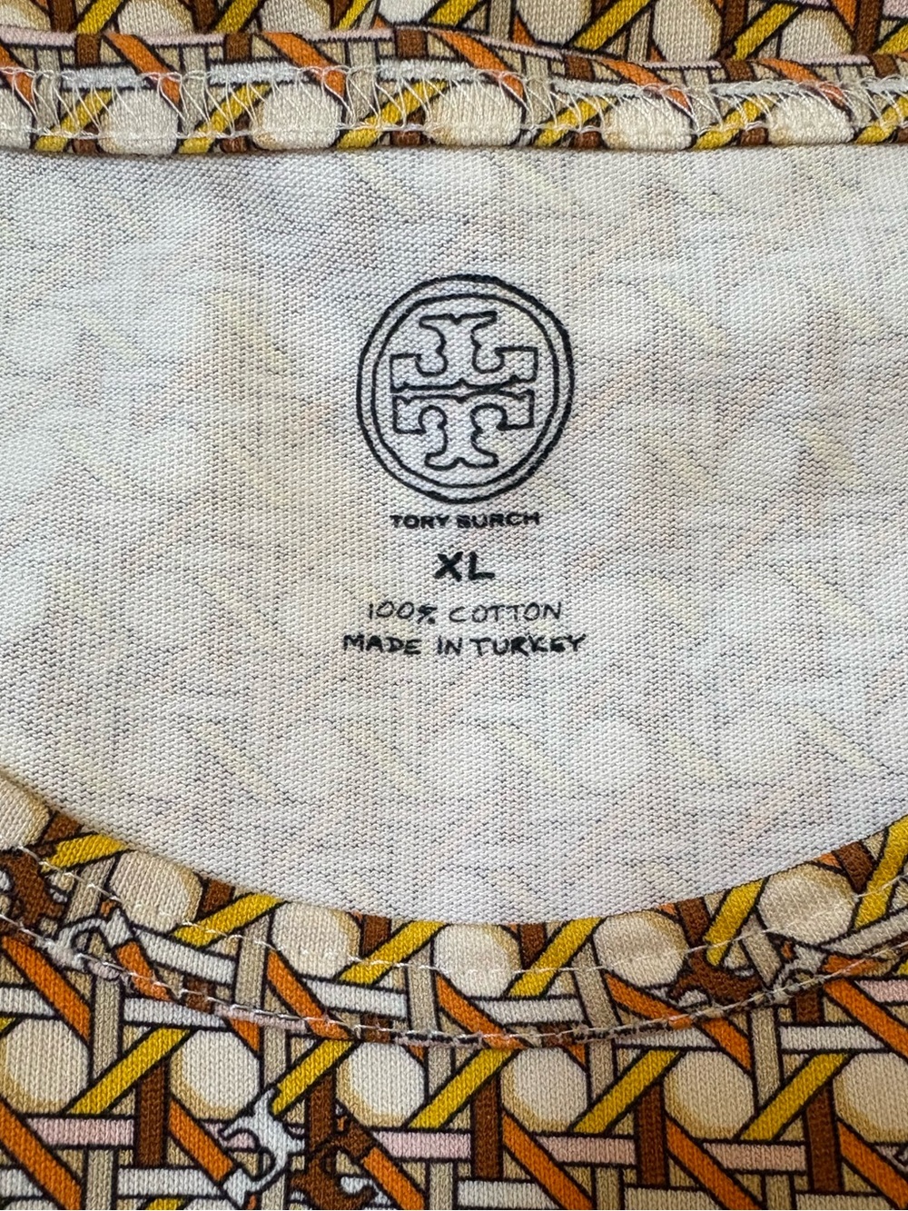 TORY BURCH Logo Print Cotton Dress NWT XL - Picture 8 of 10